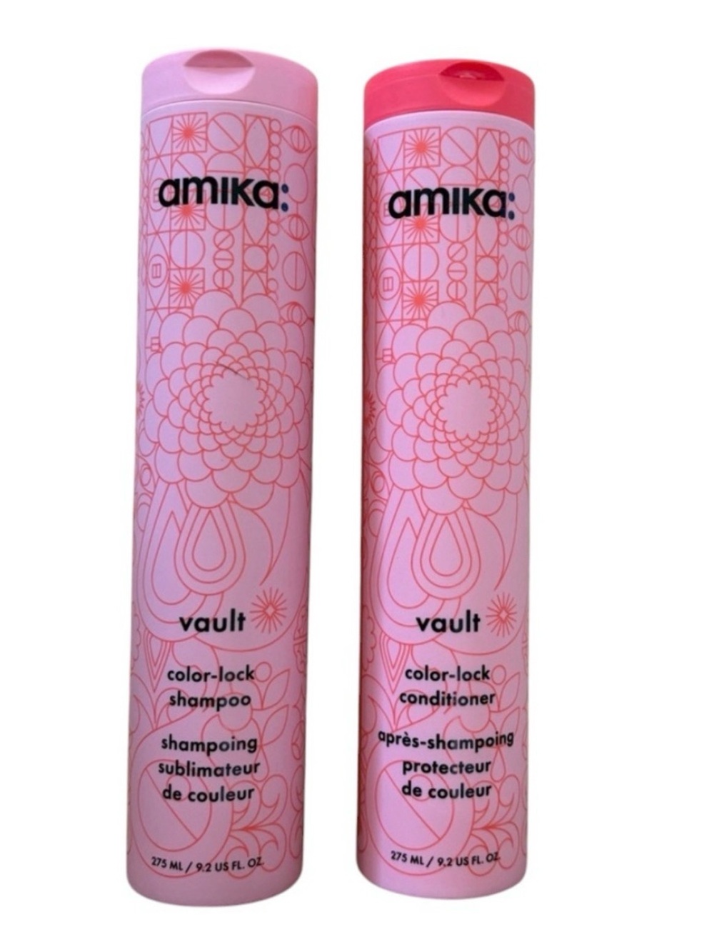 NEW Bundle Amika Vault Shampoo & Conditioner color-lock full size